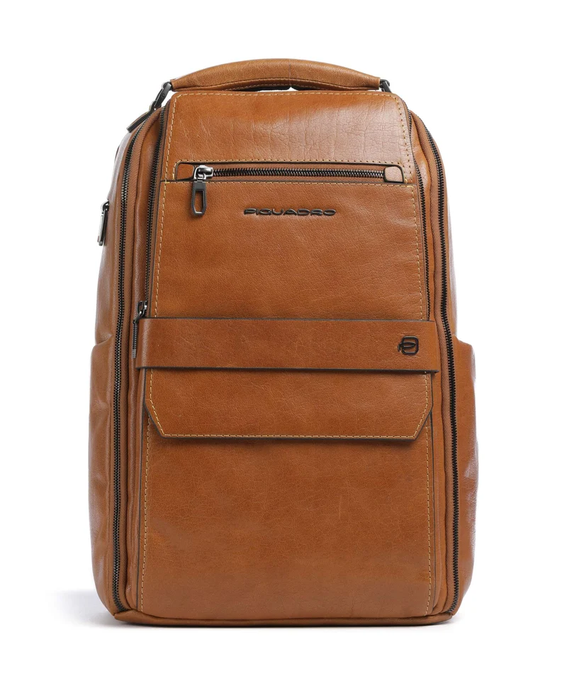 Piquadro Solm Sac à dos d'ordinateur beige