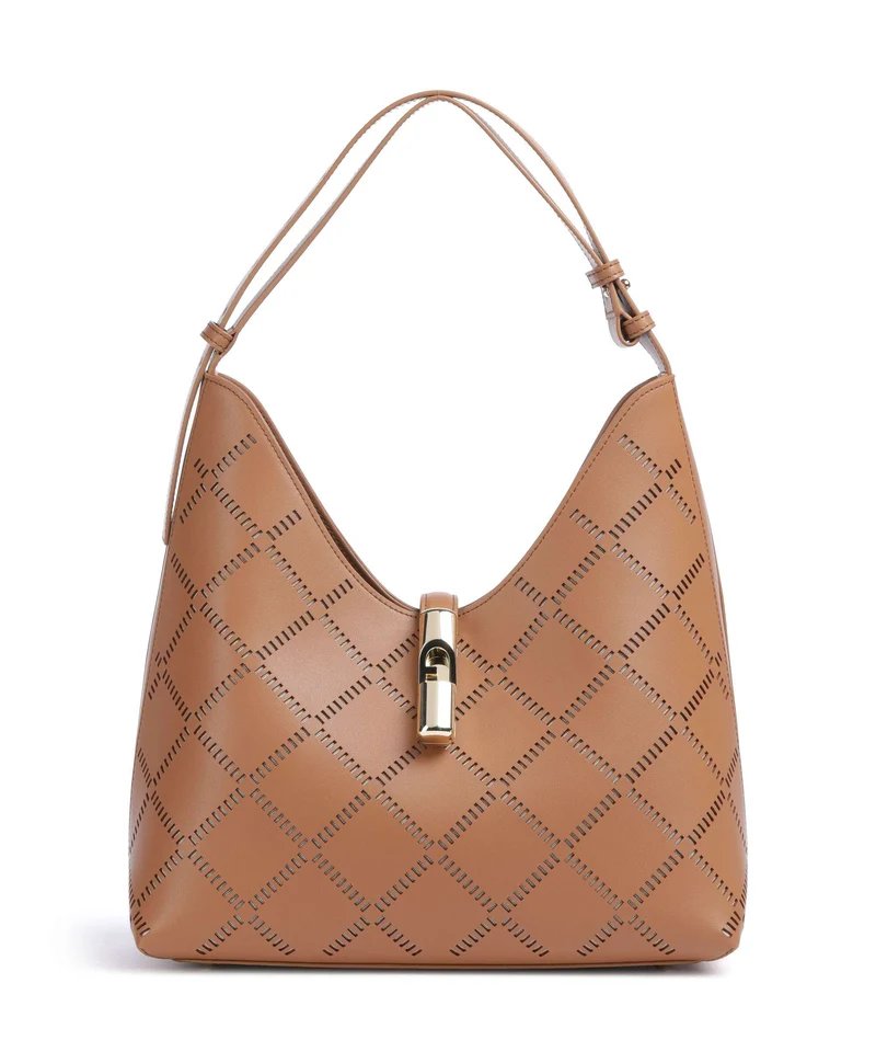 Furla Goccia M Sac fourre-tout brandy