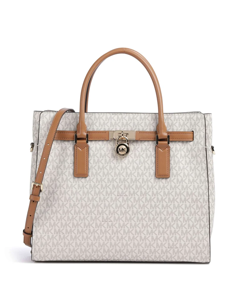 Michael Kors Hamilton Moderne Large Sac à main vanilla/acorn