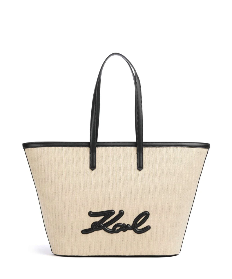 Karl Lagerfeld K/Signature Cabas natural/black