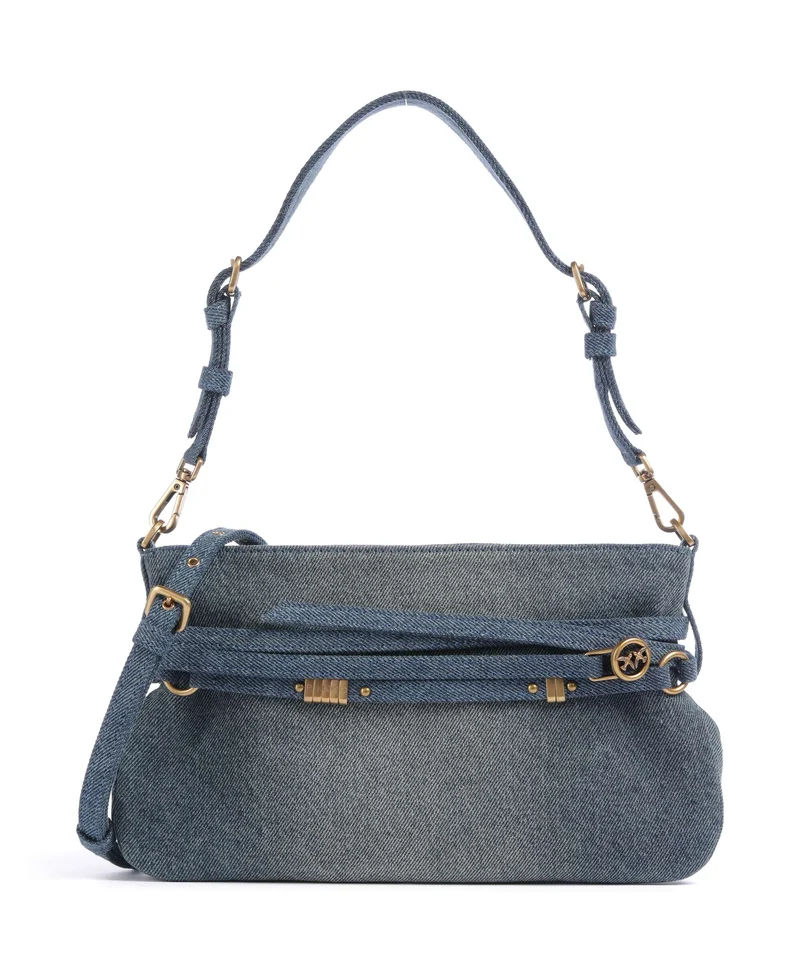 Pinko Belt Mini Sac porté épaule lavaggio medio/antique gold