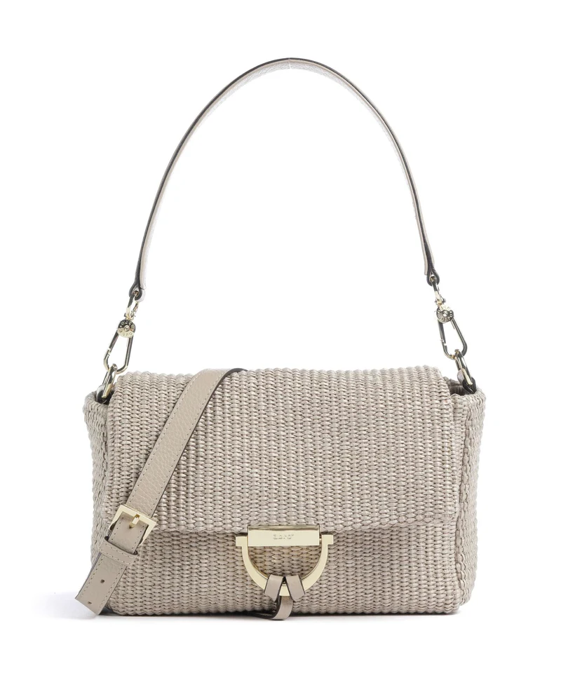 Abro Raffia Classica Temi Sac porté épaule sahara
