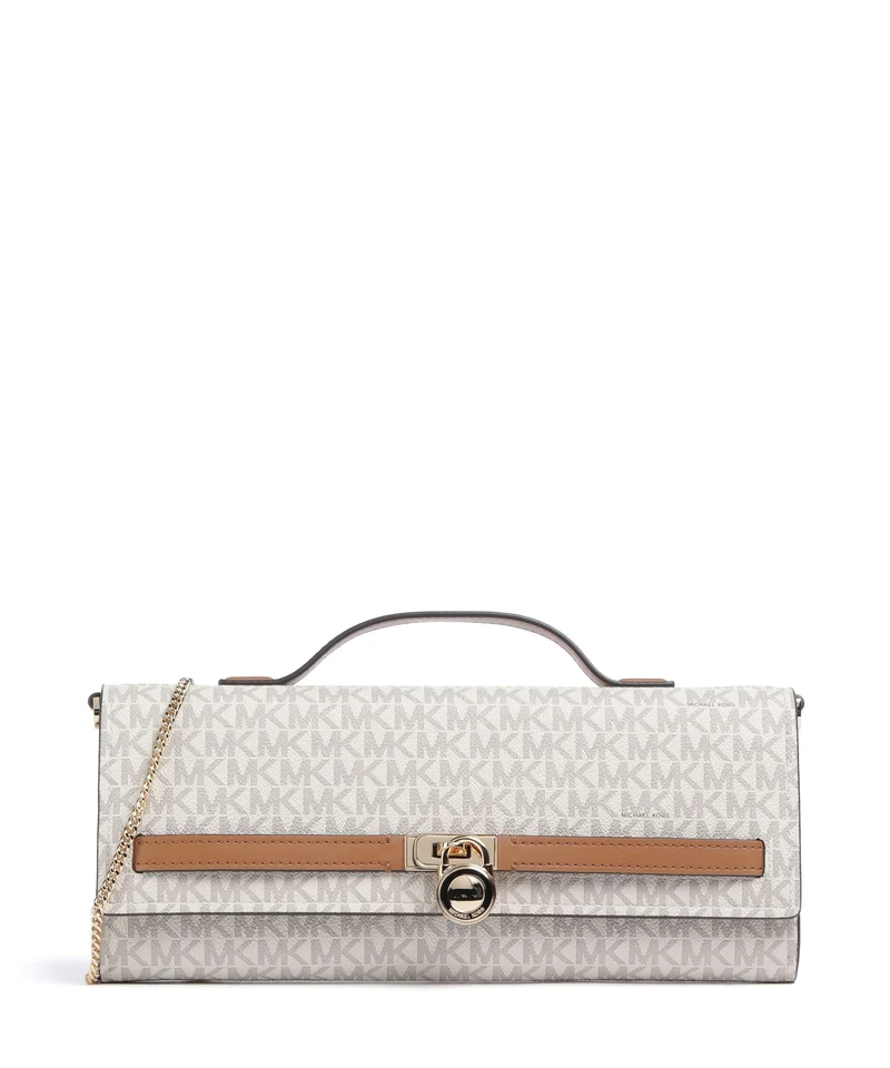 Michael Kors Hamilton Moderne Medium Sac porté épaule vanilla/acorn