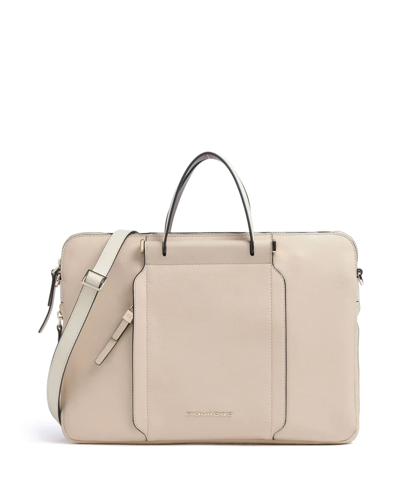 Piquadro Circle Porte-document beige/cuoio