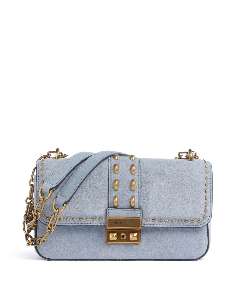 Michael Kors Tribeca Small Sac porté épaule chambray