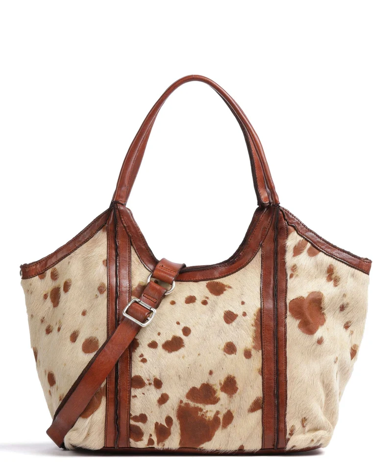 Campomaggi Cabas bianco/beige/cognac