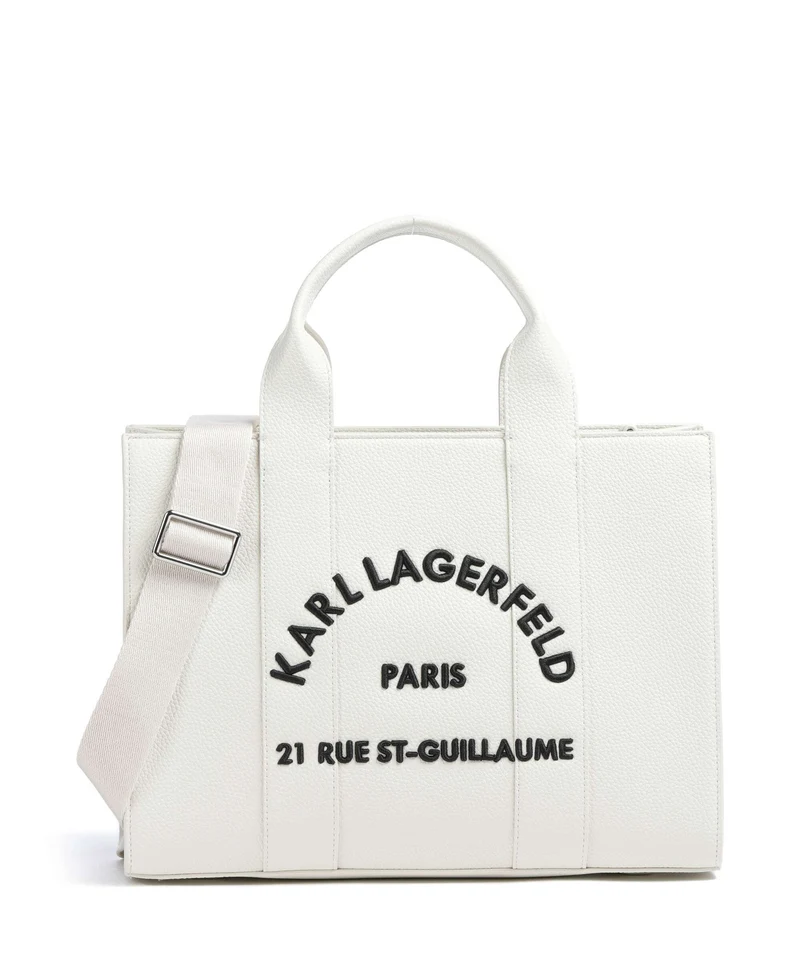 Karl Lagerfeld K/Rue St Guillaume Medium Sac à main off white
