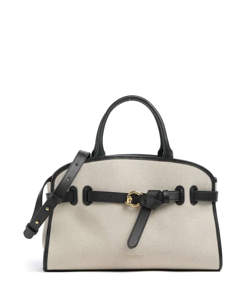 Coccinelle Sabine Canvas Sac à main natural/noir