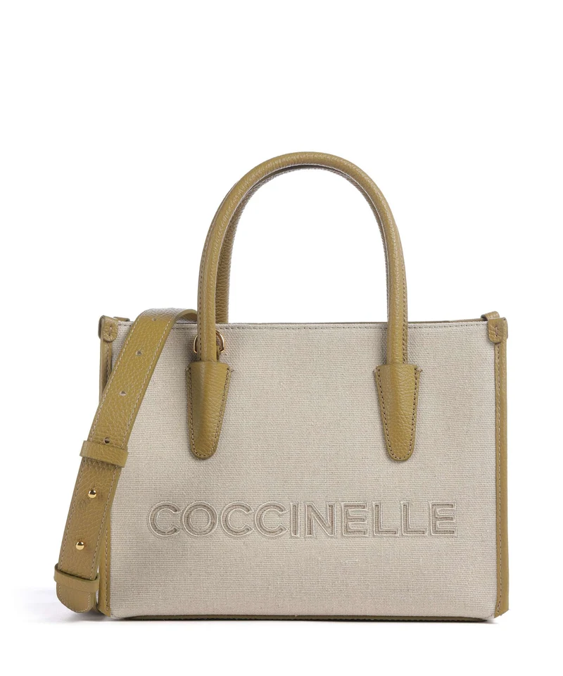 Coccinelle Myrtha Canvas Sac à main natural/seagrass