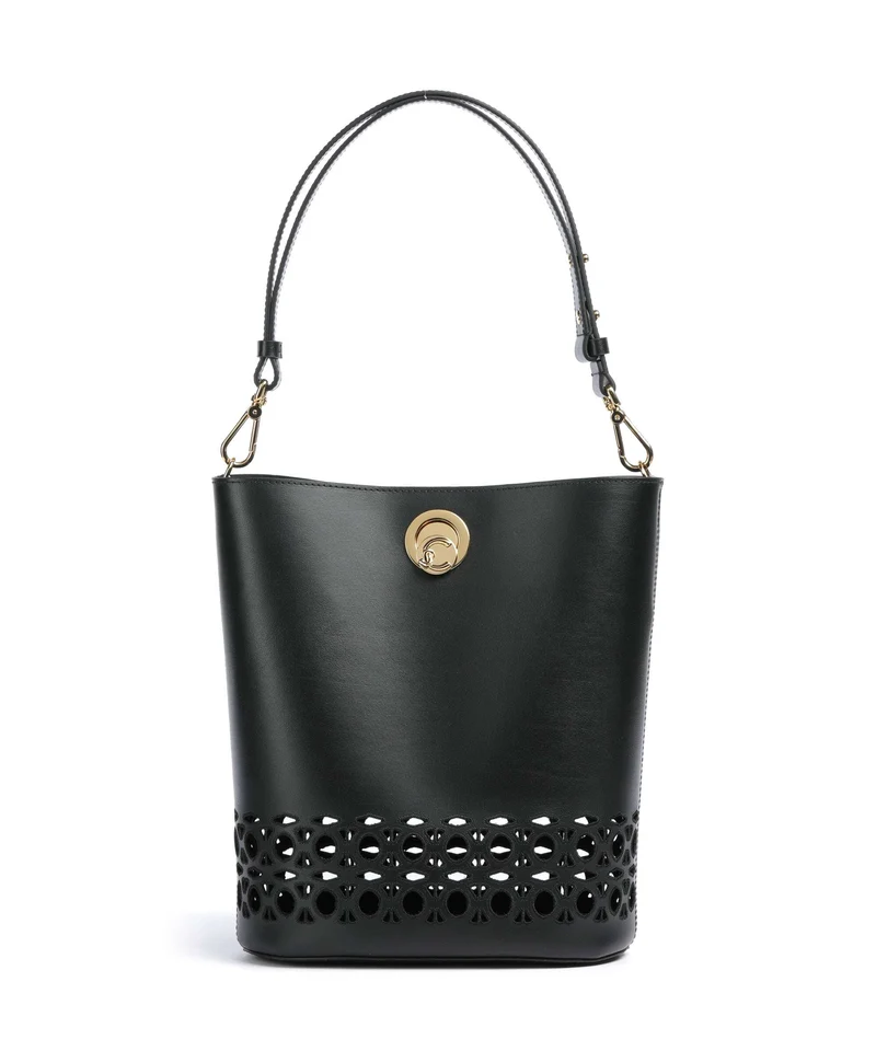 Coccinelle Nikla Monogram Sangallo Sac seau noir