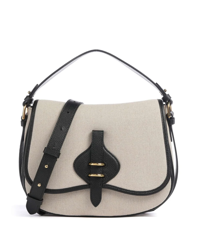 Coccinelle Mavery Canvas Sac à main natural/noir