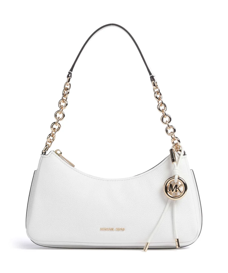 Michael Kors Nolita Medium Sac porté épaule optic white