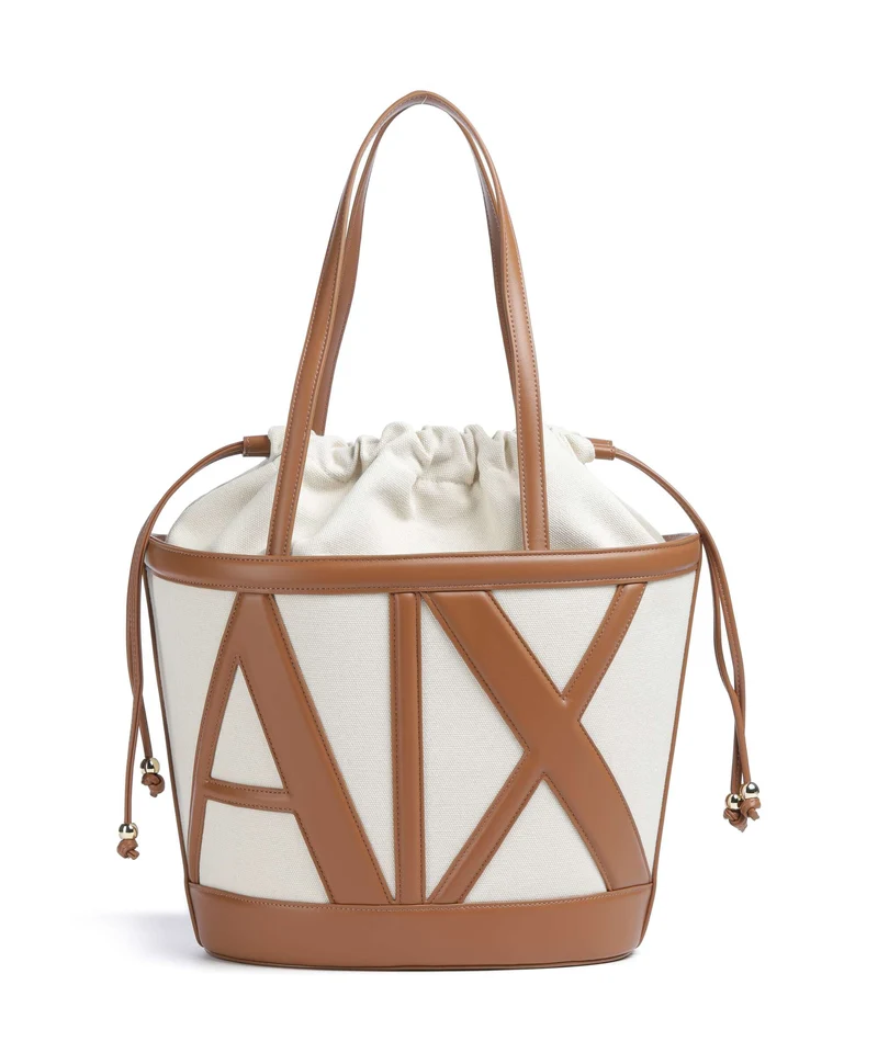 Armani Exchange Marisol Sac seau natural/saline clay