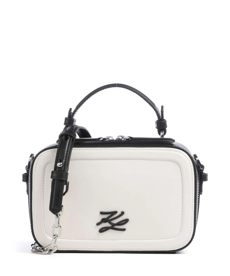 Karl Lagerfeld K/Autograph Small Sac bandoulière black/white