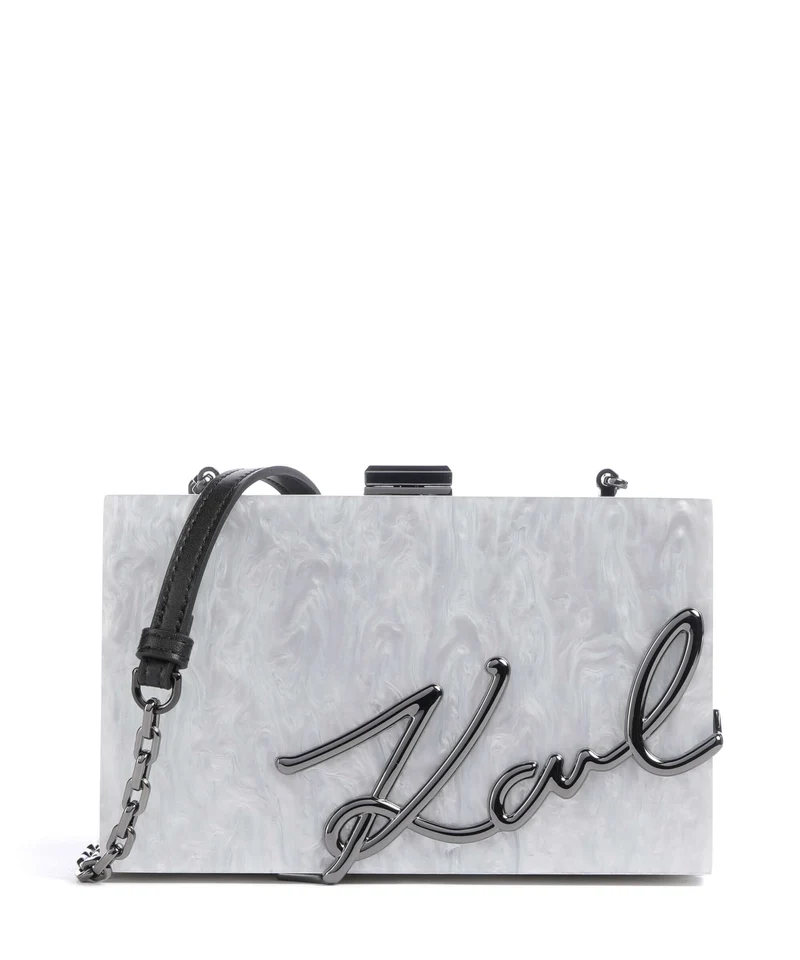 Karl Lagerfeld K/Soiree Sac bandoulière off white