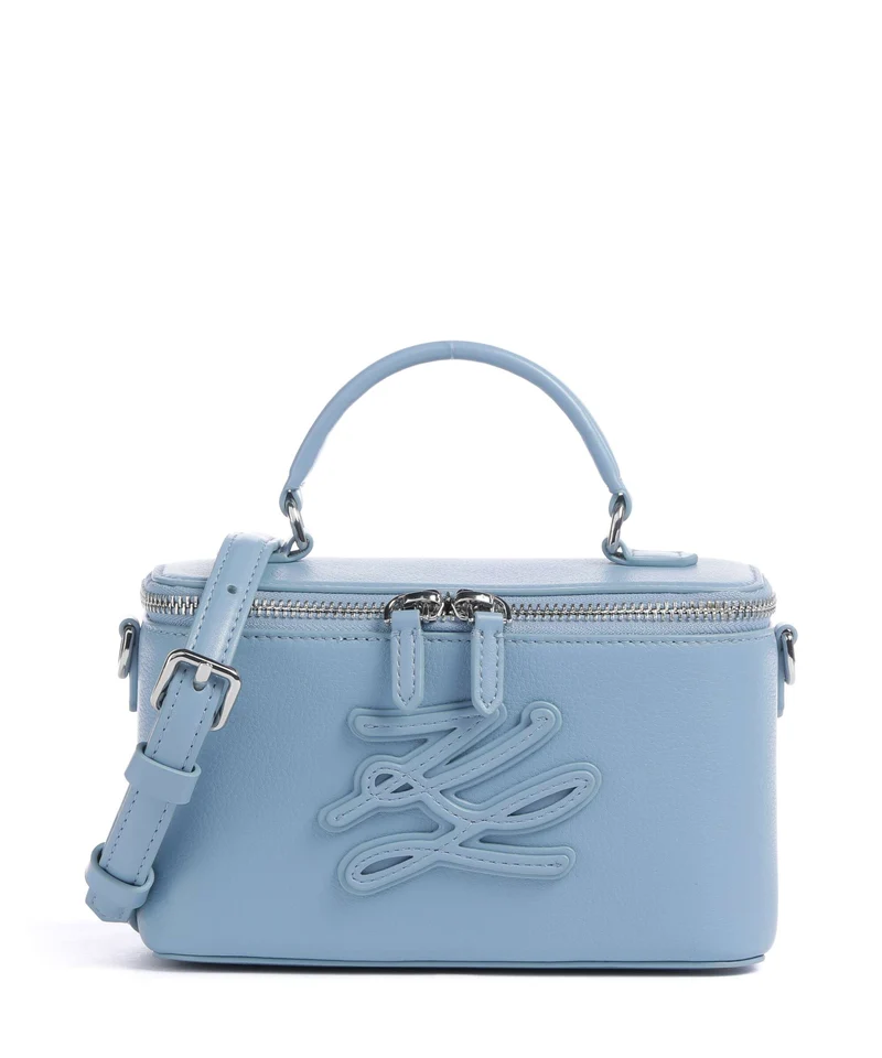 Karl Lagerfeld K/Autograph Vanity Sac bandoulière blue bloom