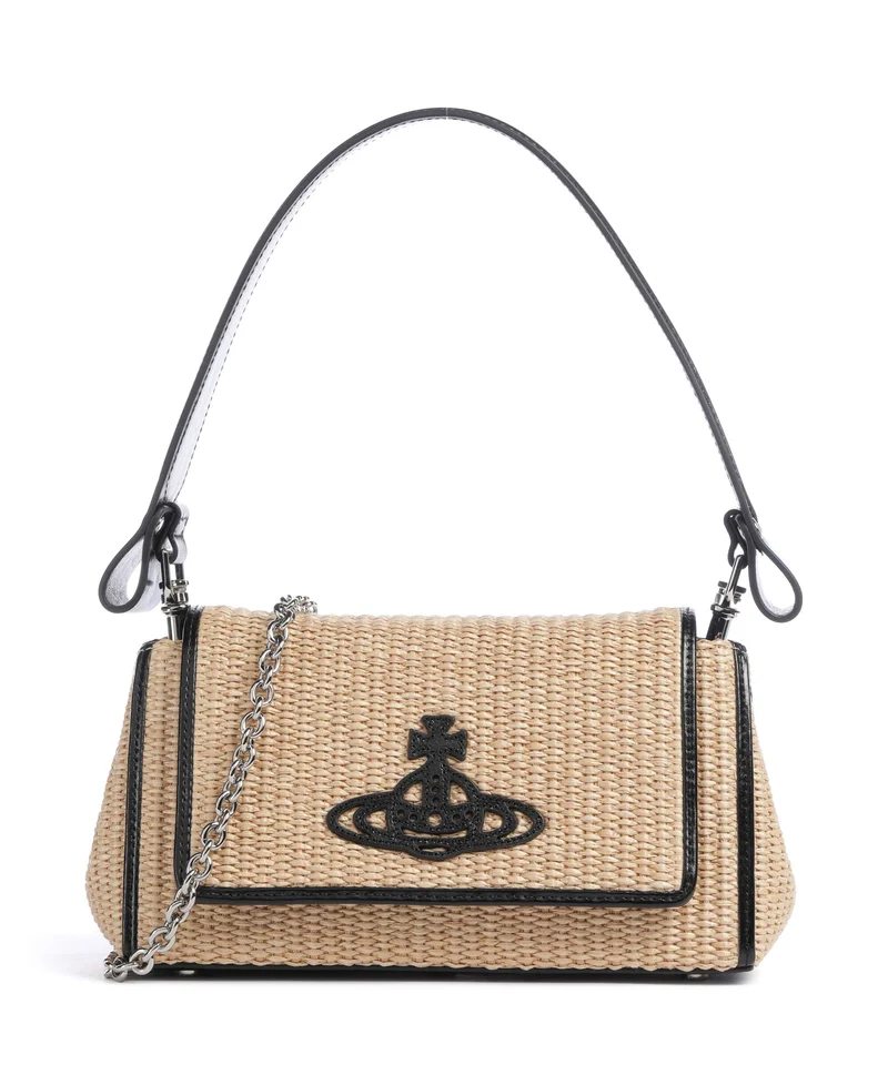 Vivienne Westwood Hazel Medium Sac porté épaule natural