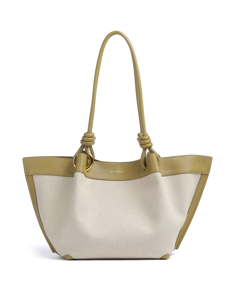 Coccinelle Finn Canvas Sac fourre-tout natural/seagrass