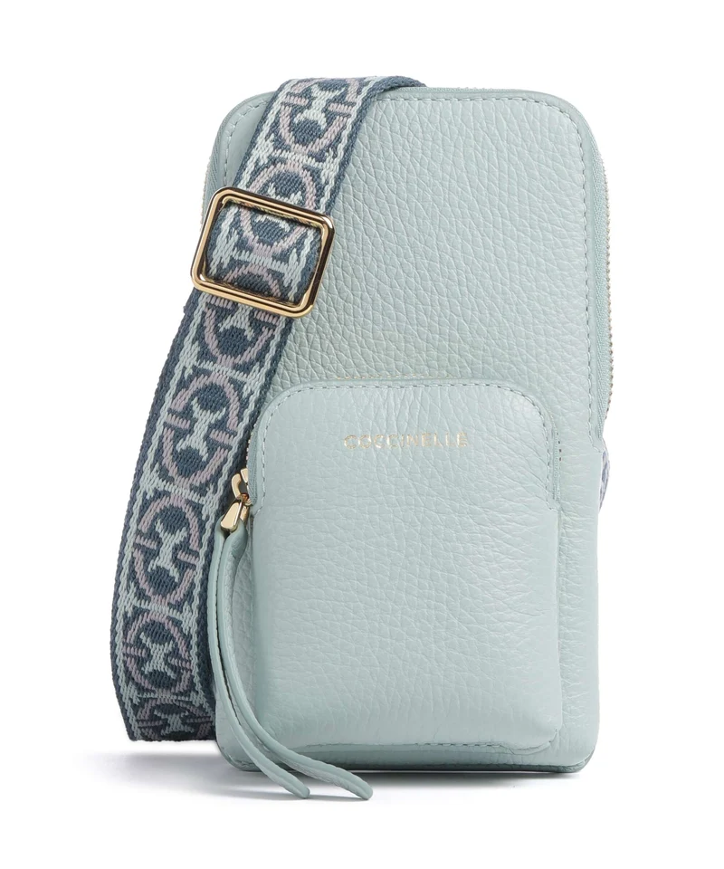 Coccinelle Pixie Pochette telephone aquamarine