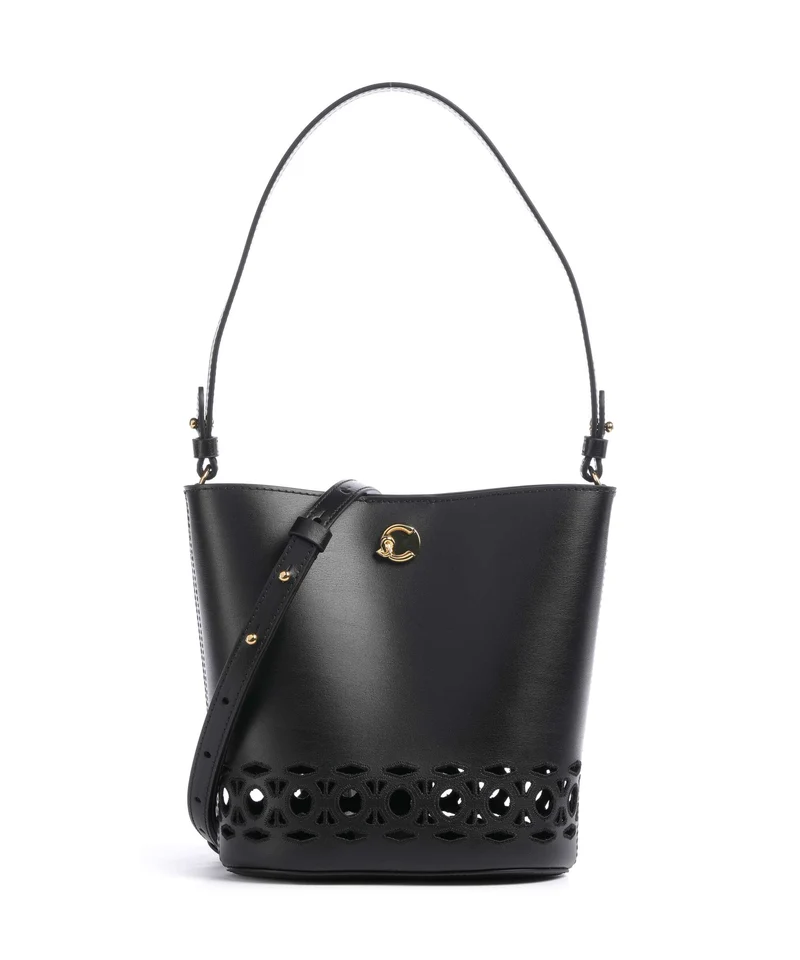 Coccinelle Nikla Monogram Sangallo Sac seau noir