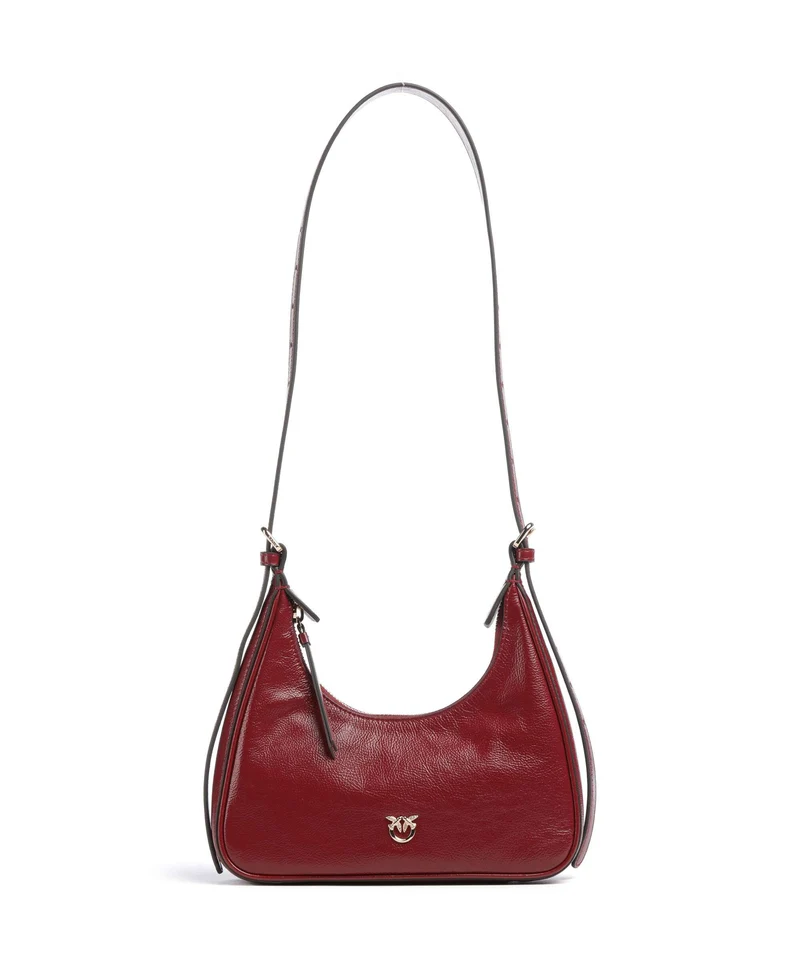 Pinko Miss Pinko Mini Sac porté épaule rosso scuro/gold mordore