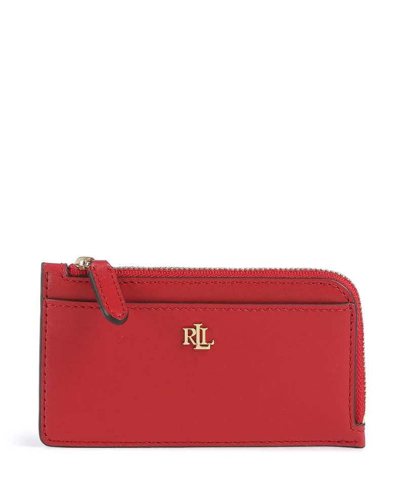 Lauren Ralph Lauren Étui à cartes crédit festive red