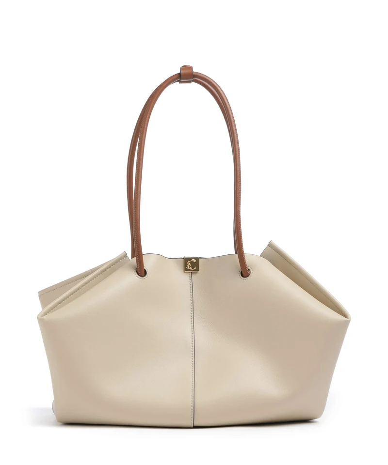 Coccinelle Kamy Sac porté épaule sandshell/cognac