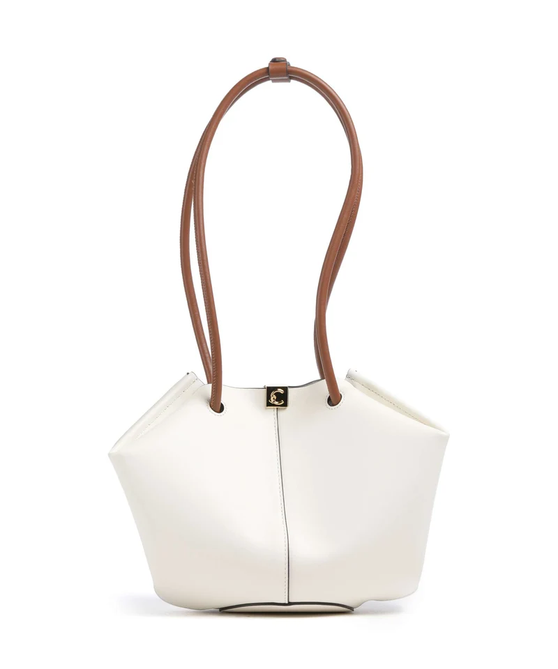 Coccinelle Kamy Sac porté épaule pearl/cognac