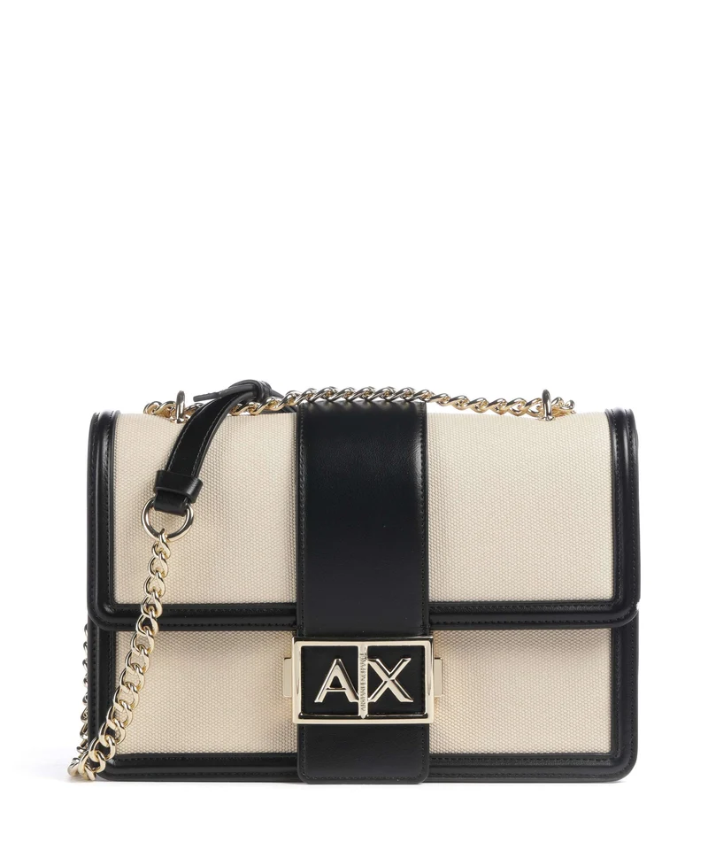 Armani Exchange Wonder M Sac porté épaule natural/black