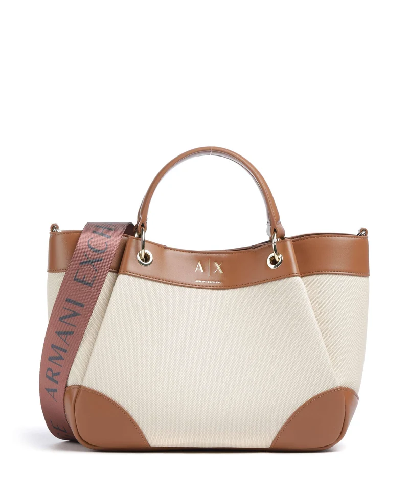 Armani Exchange Wave M Sac à main natural/saline clay