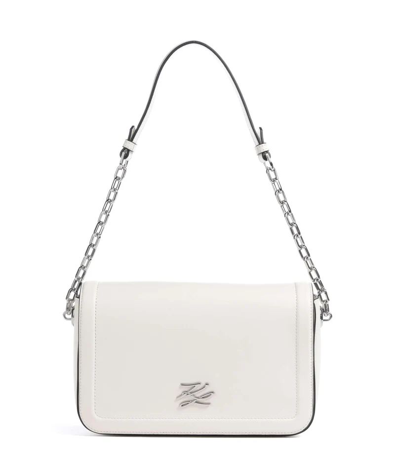 Karl Lagerfeld K/Autograph Medium Sac porté épaule off white
