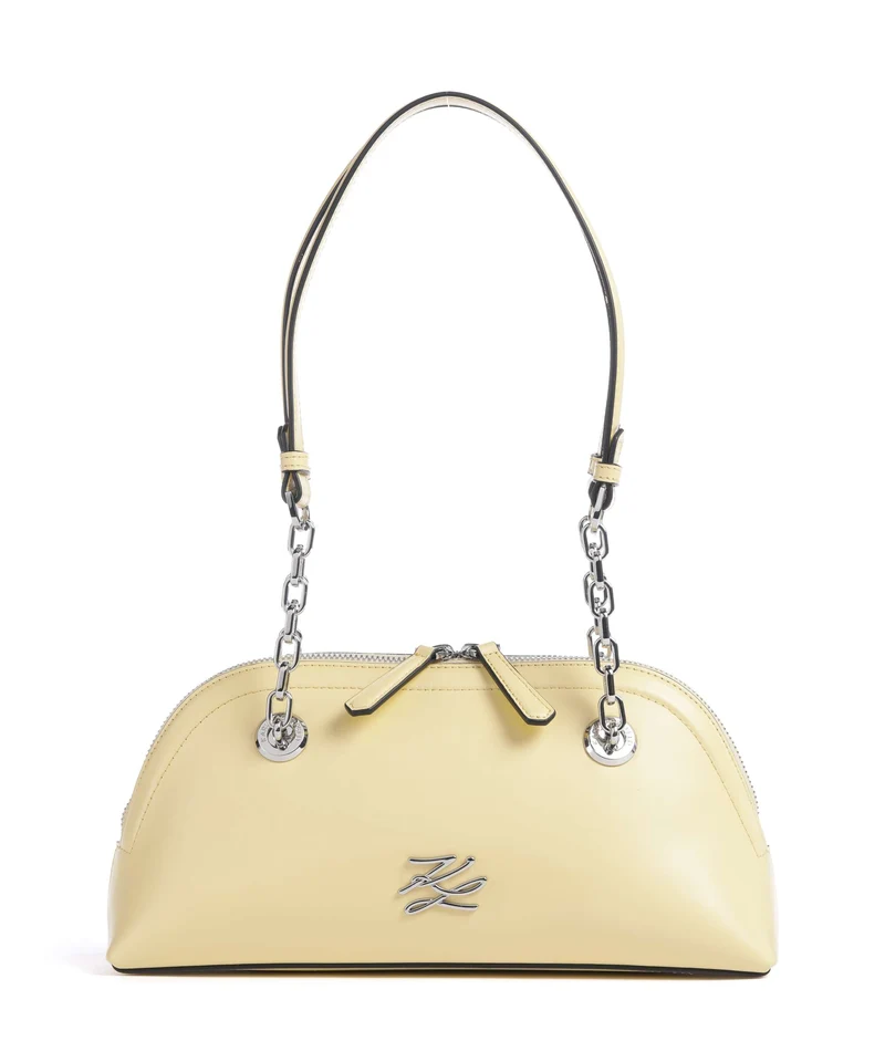 Karl Lagerfeld K/Autograph Bowling Small Sac porté épaule sunlight