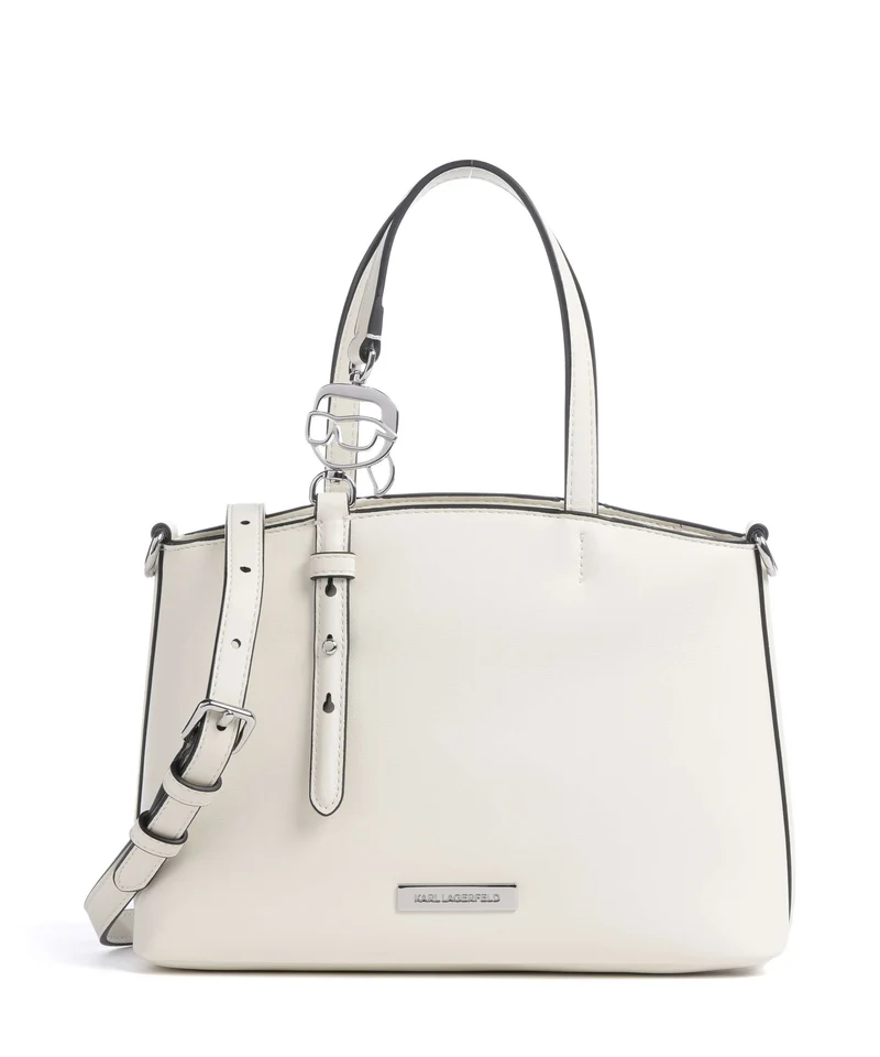 Karl Lagerfeld Ikon Smooth Sac à main off white