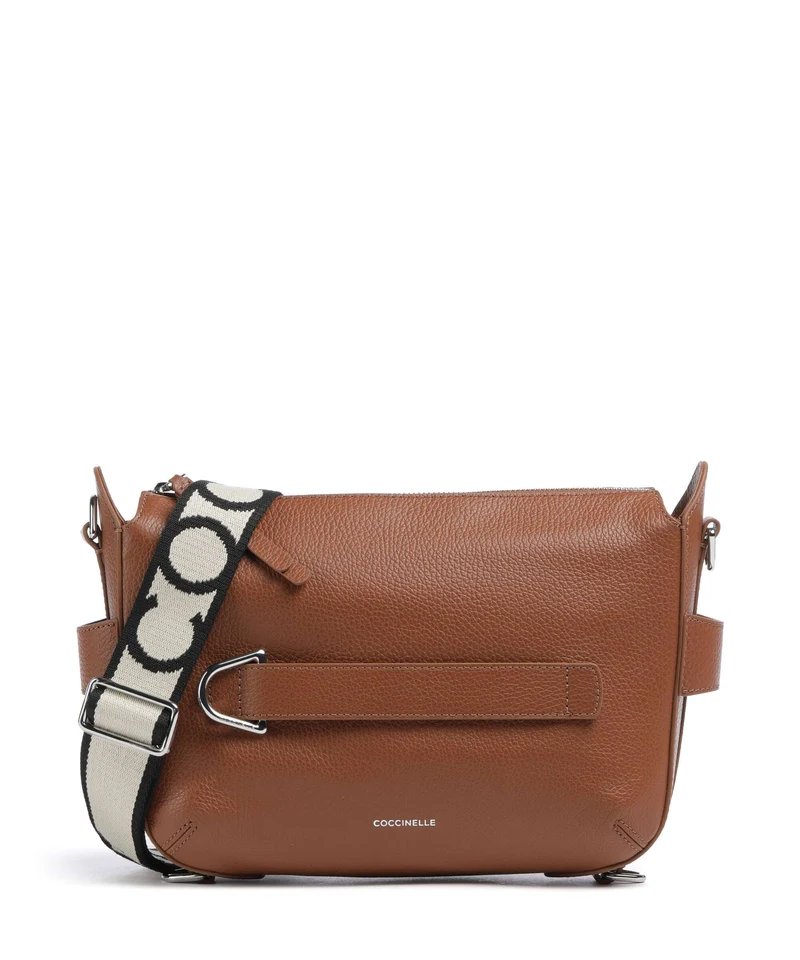 Coccinelle Gretel Ribbon Sac bandoulière cognac