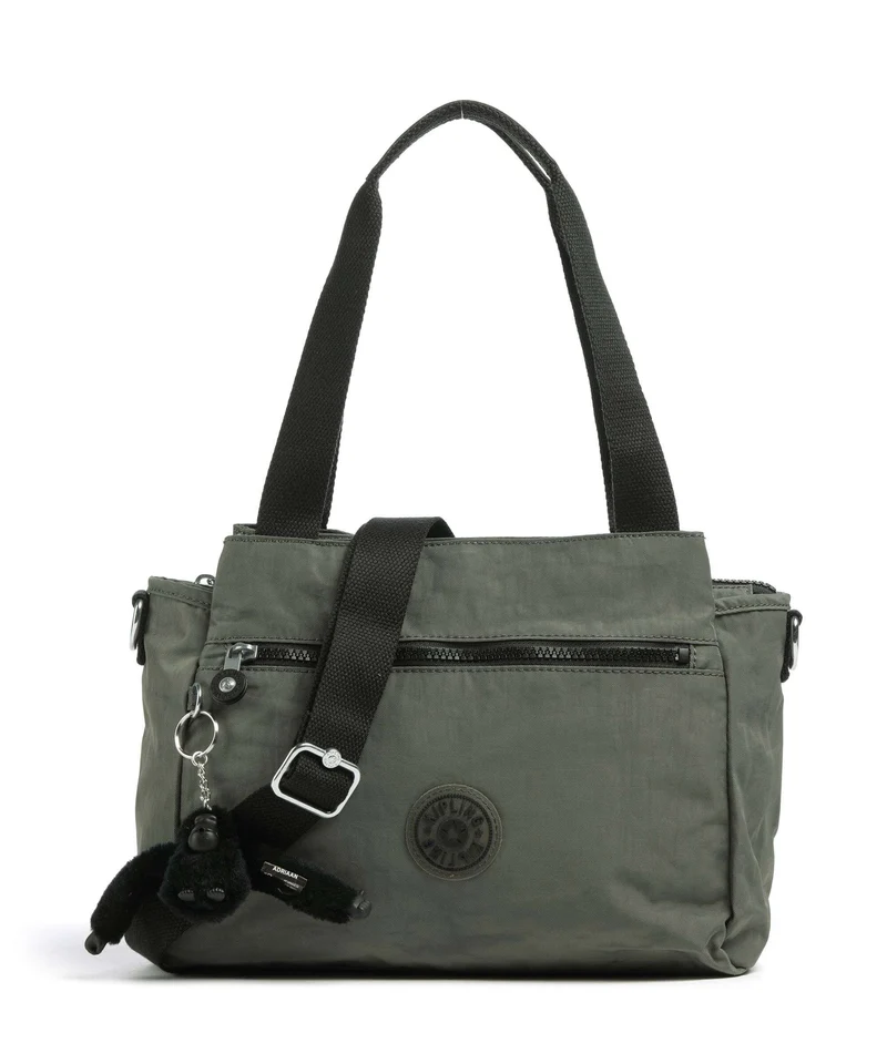 Kipling Basic Elysia Sac porté épaule green moss