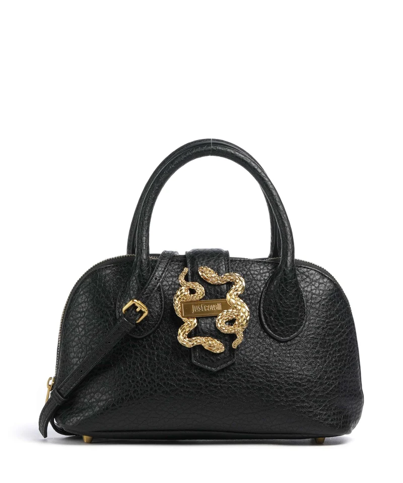 Just Cavalli Iconic Snakes Braided Sac à main black