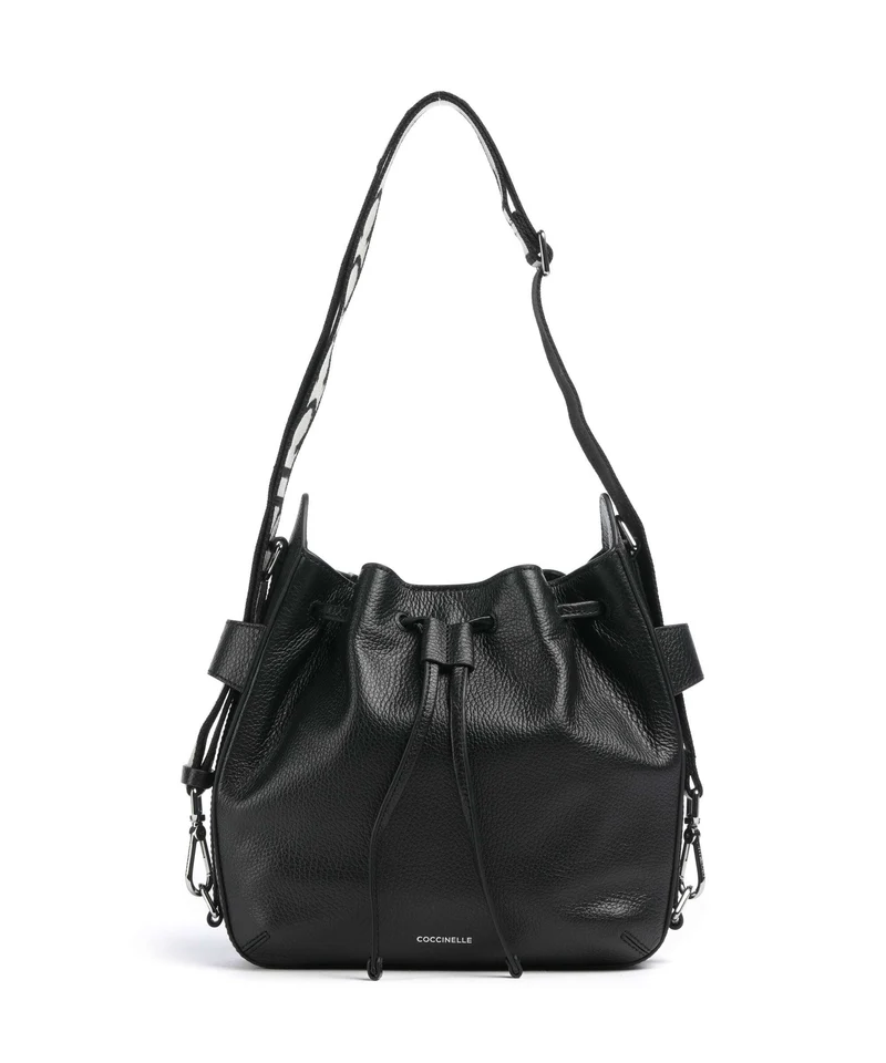 Coccinelle Gretel Ribbon Sac seau noir
