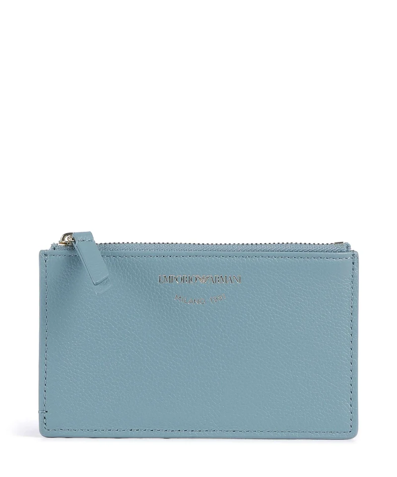 Emporio Armani Vivienne Étui à cartes crédit main azure
