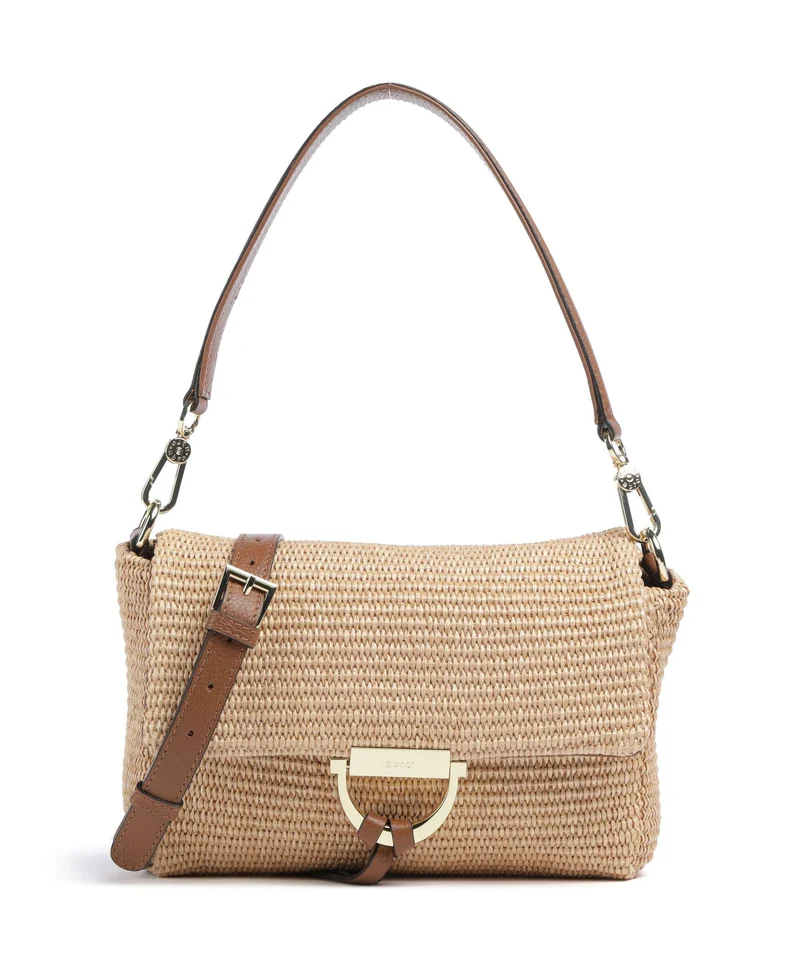 Abro Raffia Classica Temi Sac porté épaule natural