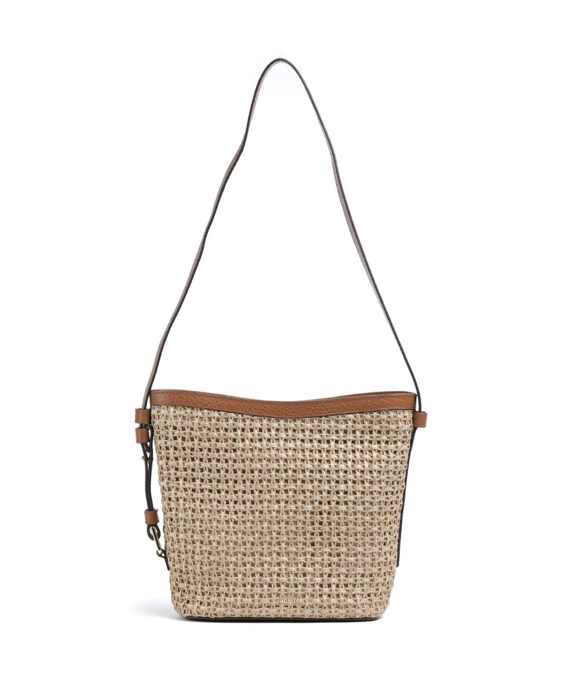 Abro Raffia Cordino Cosmo Sac bandoulière caramel/cognac
