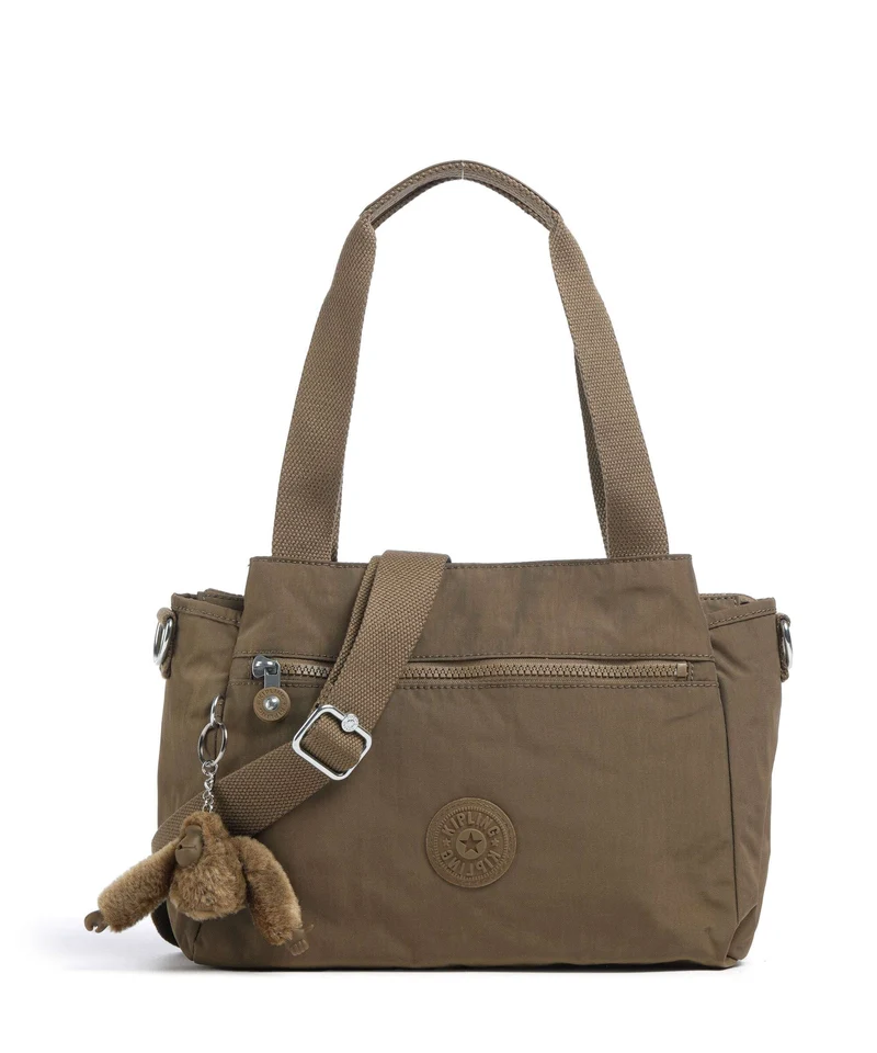 Kipling Basic Elysia Sac porté épaule smooth khaki