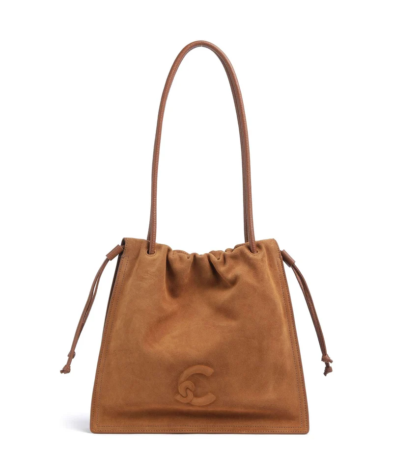 Coccinelle Dulse Sac seau cognac/cognac