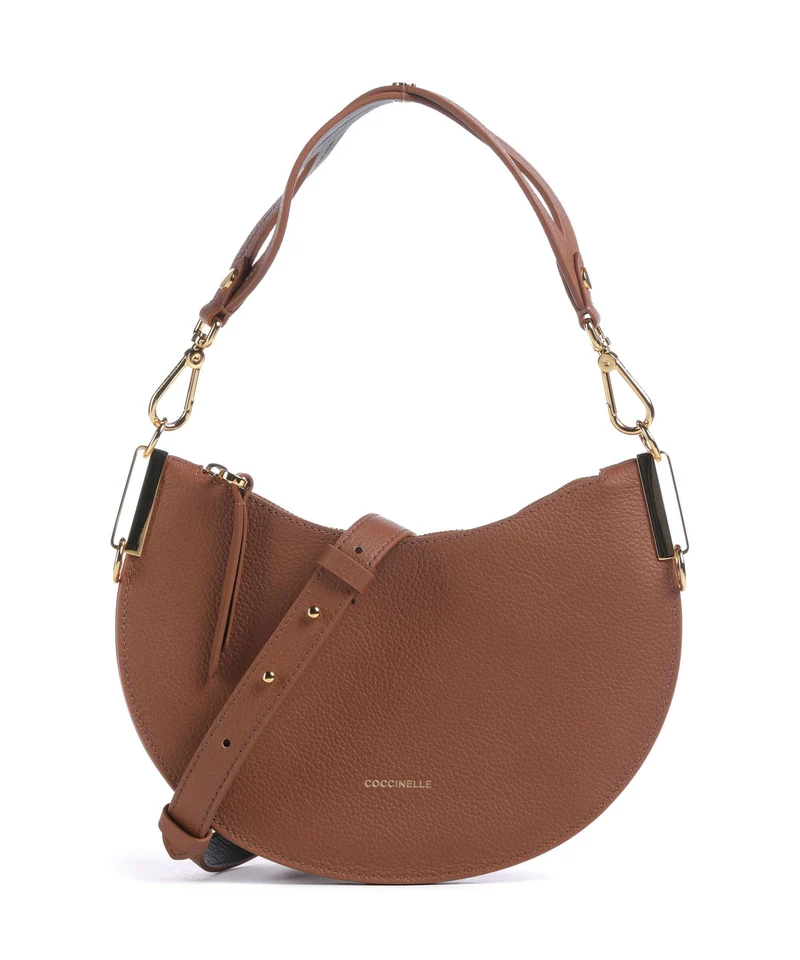 Coccinelle Sunup Sac porté épaule cognac/noir