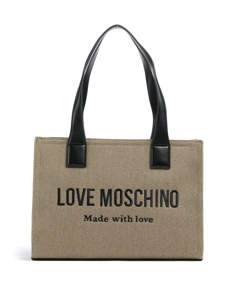 Love Moschino Cargo Canvas Cabas black/gold
