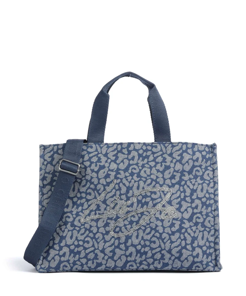 Liu Jo Soft L Sac à main den blue animalier
