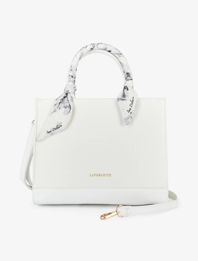 Sac à main Mirta grainé - Blanc