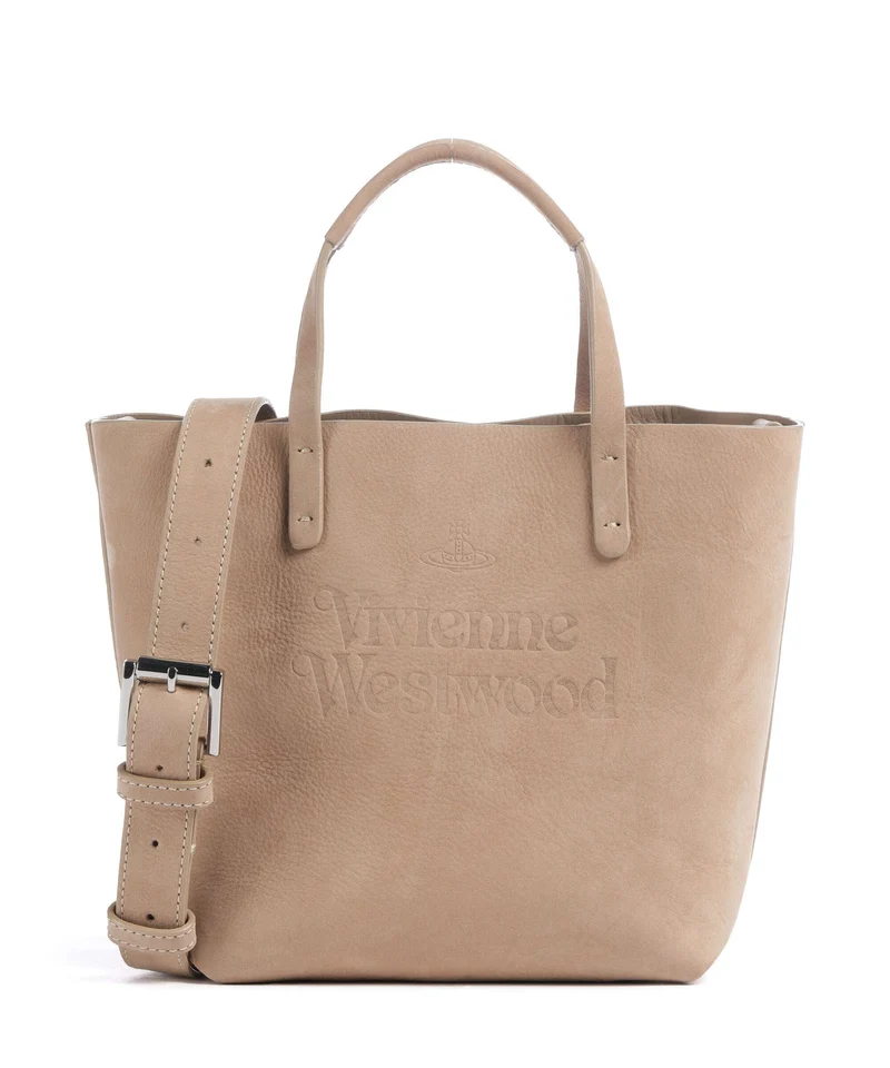 Vivienne Westwood Studio Nubuck Small Sac à main beige