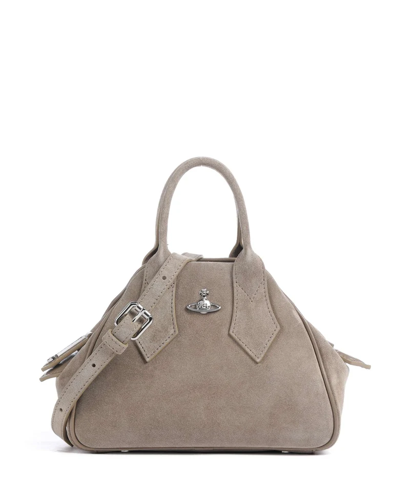 Vivienne Westwood Yasmine Suede Small Sac à main stone