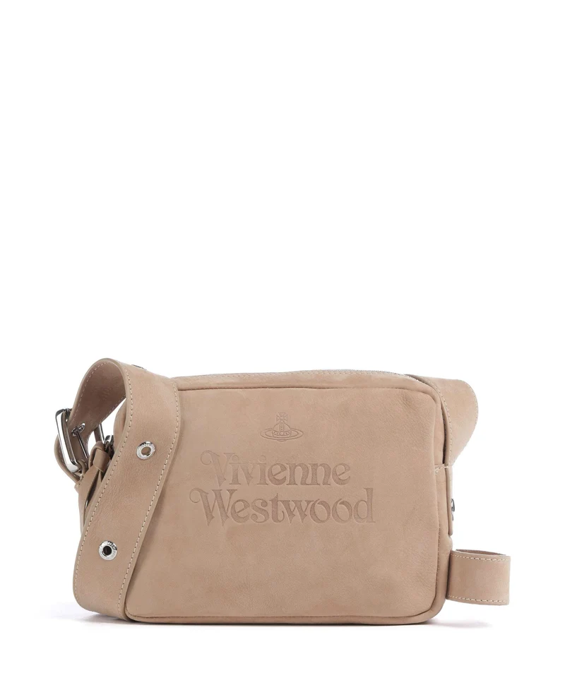 Vivienne Westwood Carrie Sac bandoulière beige