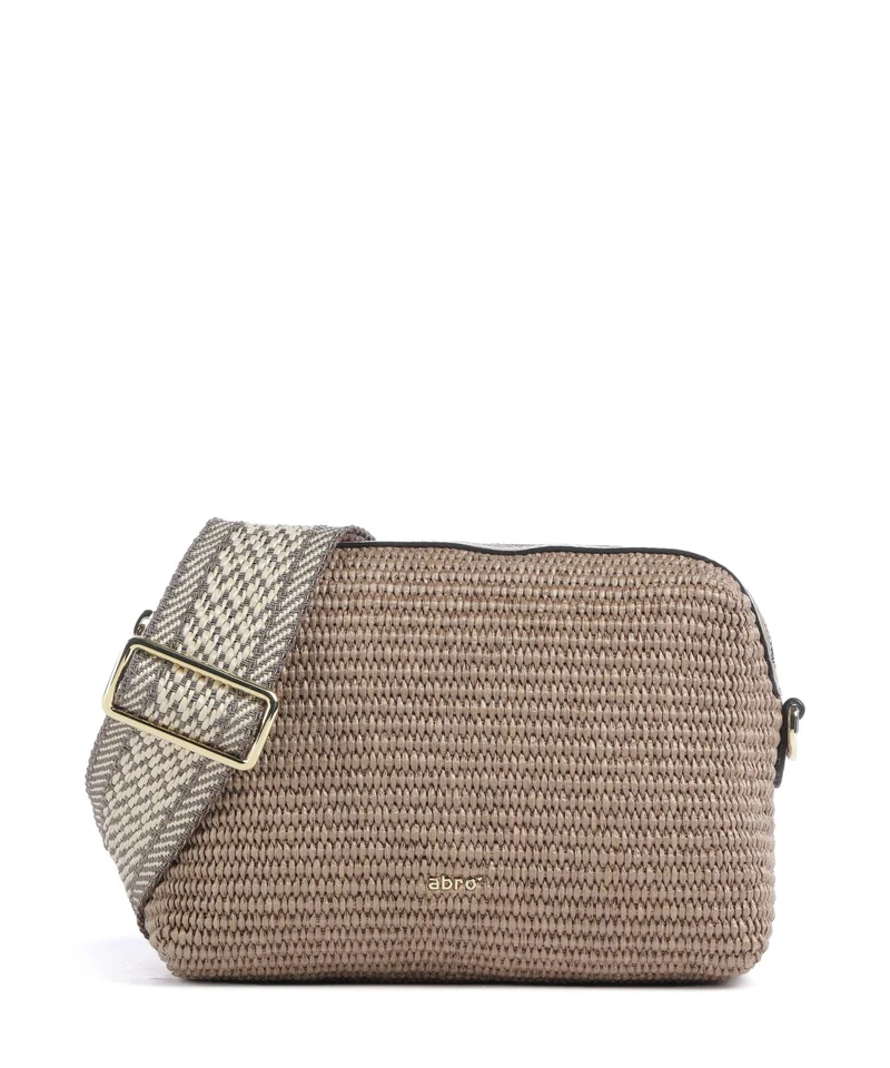 Abro Raffia Kaia Sac bandoulière siena